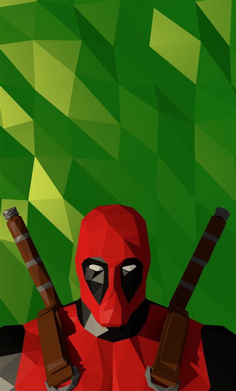 1280x2120 Deadpool Low Poly Artwork Iphone 6 Hd 4k Wallpapers Images