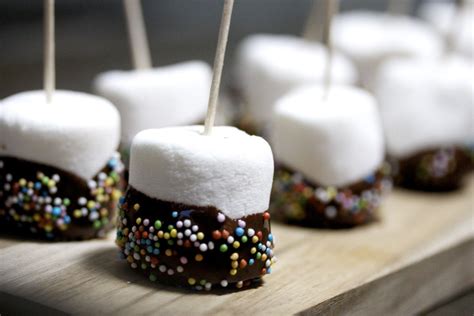 Marshmallows Mit Schoggi Marshmallows Häppchen Superfood