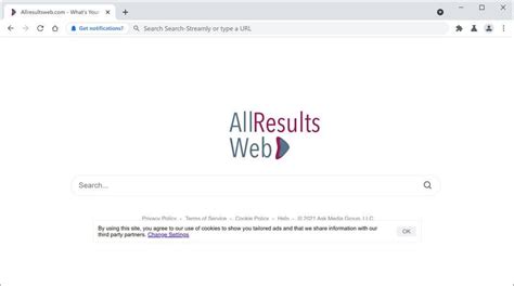 Remove Allresultsweb Browser Redirect Virus Removal Guide