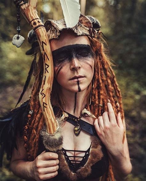 Viking Warrior Viking Makeup Female Canvas Link