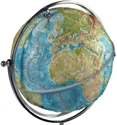 The Geo One 25 Extreme Raised Relief Classroom Floor Globe Globe