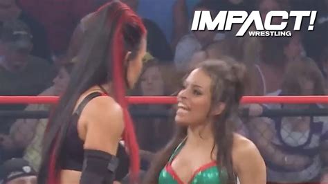 Tag Champs Ms Tessmacher And Tara Vs Mexican America Full Match Hardcore Justice Aug 7