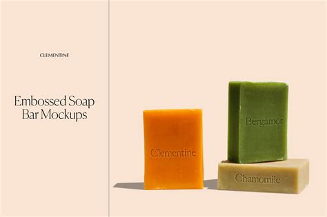 Embossed Soap Bar Mockup Packaging Mockups ~ Creative Market