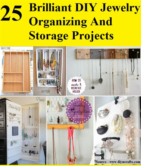 25 Brilliant Diy Jewelry Organizing And Storage Projects Home And