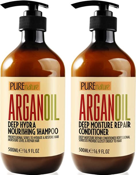 Purenature Paraben Free Argan Oil Shampoo And Conditioner