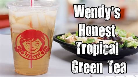 Carbs Wendys Honest Tropical Green Tea Youtube