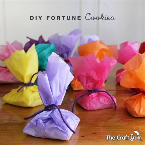 Diy Fortune Cookies The Craft Train