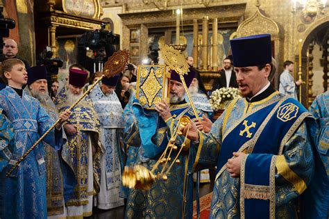Primate Of The Russian Orthodox Church Celebrates Divine Liturgy At The Assumption Cathedral In