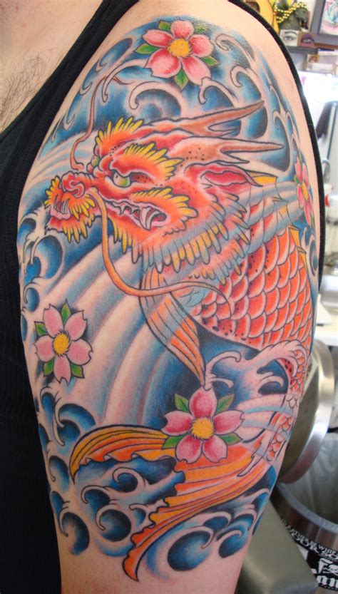 Https://wstravely.com/tattoo/dragon Fish Tattoo Design