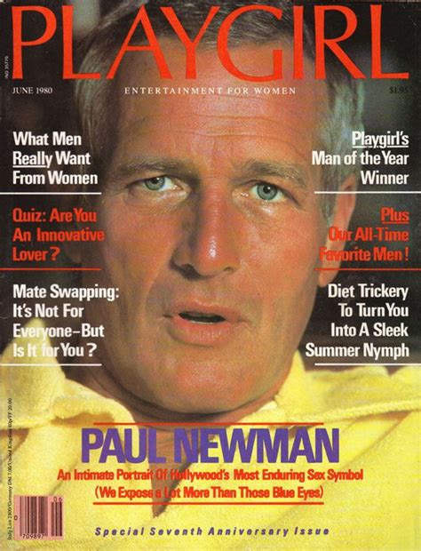 Famous Men Featured On Vintage Playgirl Covers Pics Paul Newman Newman Famous Men