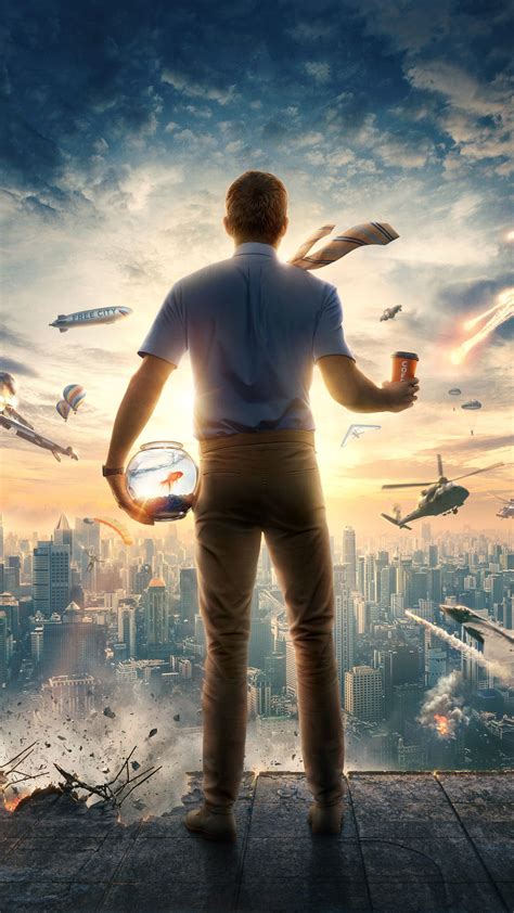 The world needed a hero. Free Guy 2020 Poster 4K Ultra HD Mobile Wallpaper