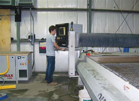 Universal Fabricatings Waterjet Cuts Out Outsourcing Delays