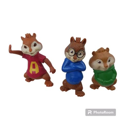 ALVIN AND THE Chipmunks McDonalds Happy Meal Toys Alvin Simon Theodore