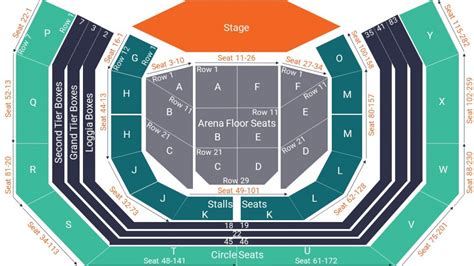 Royal Albert Hall Seating Plan Detailed