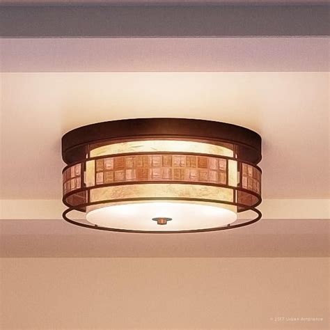 Urban Ambiance Luxury Art Deco Indoor Flush Mount Ceiling Light Small