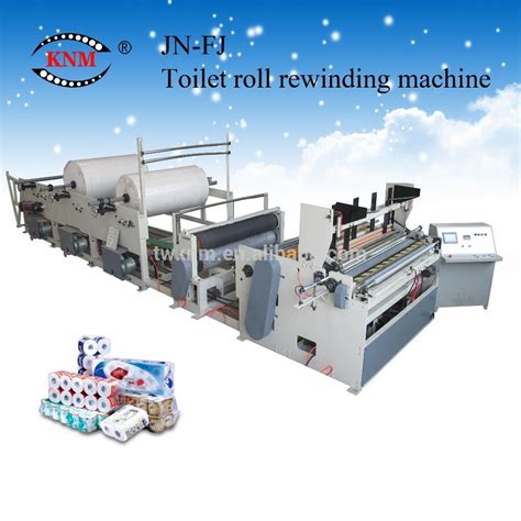 Toilet Paper Rewinder Machine With PLC Controller And Touch Screen Operation China Paper