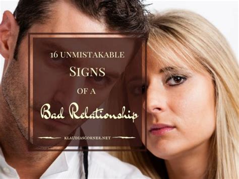 Signs Of A Bad Relationship How To Know When To Break Up Klaudias Corner