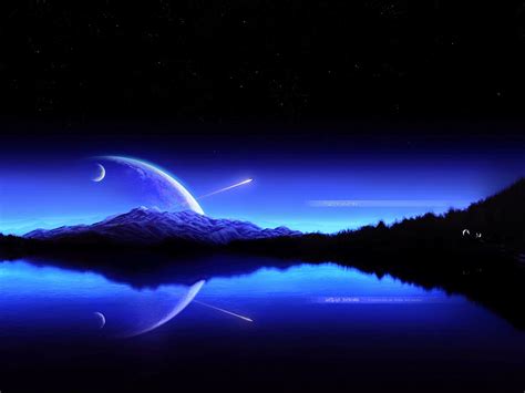 Nightly Nature Reflected Wallpapers Wallpaper Cave