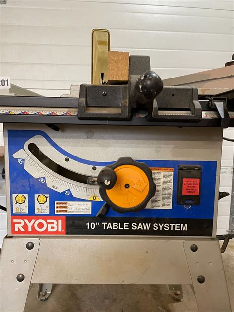 Ryobi 10 Table Saw System Model Bt3100