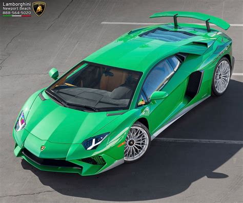 Lamborghini Aventador Super Veloce Painted In An Ad Personam Verde