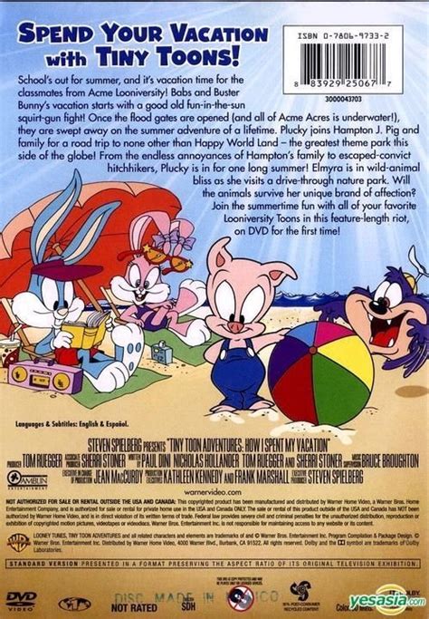 Yesasia Tiny Toon Adventures How I Spent My Vacation Dvd Us