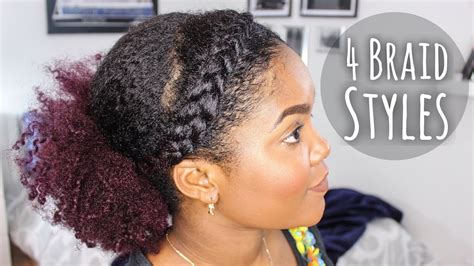 From natural looking kinky braids to micro dread braids and everything in between. Natural Hair Style Minute | 4 Easy Braid Styles - YouTube