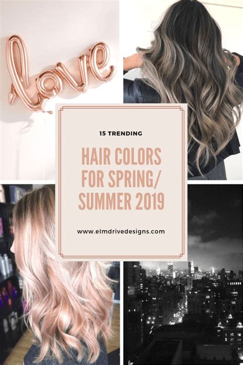 2019 Hair Color Trends Youll Want To Try This Springsummer Pin Now