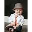 Baby Boy Wearing Brown Hat