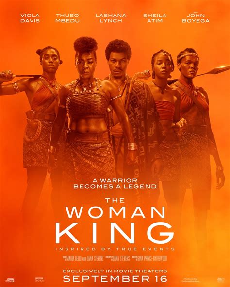 ‘the Woman King Presenta Póster Oficial Con Las Guerreras Agoji Listas