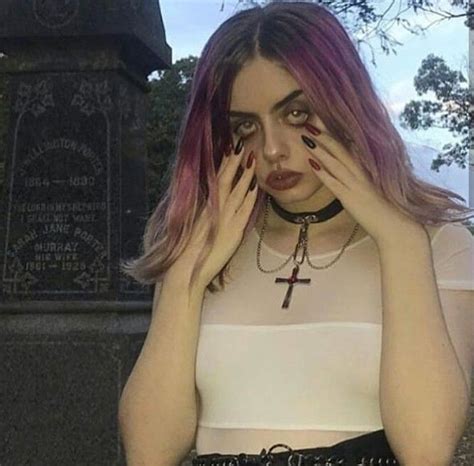 Punk Girl Goth Gothic Aesthetic Cute Pretty