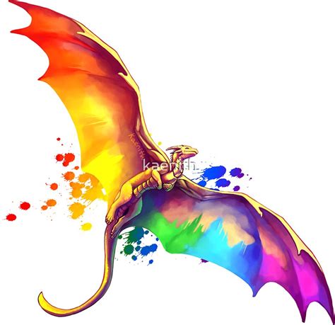 Pride Dragon Stickers By Kaenith Redbubble