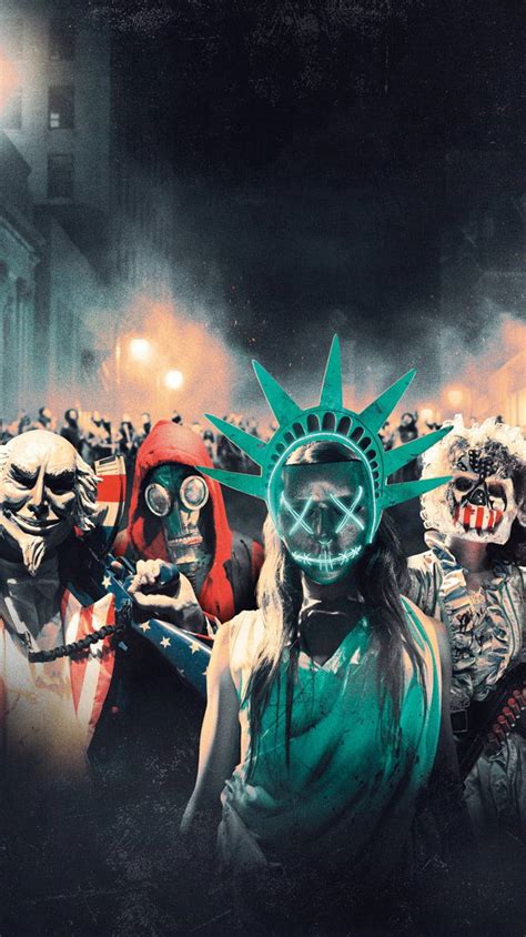 Download Purge Mask Mob Wallpaper
