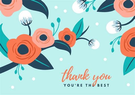 Your message was exactly what i needed to hear. Printable, Customizable Thank You Card Templates | Canva