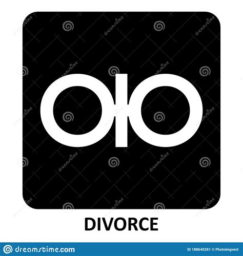 Divorce Symbol Illustration Stock Illustration Illustration Of