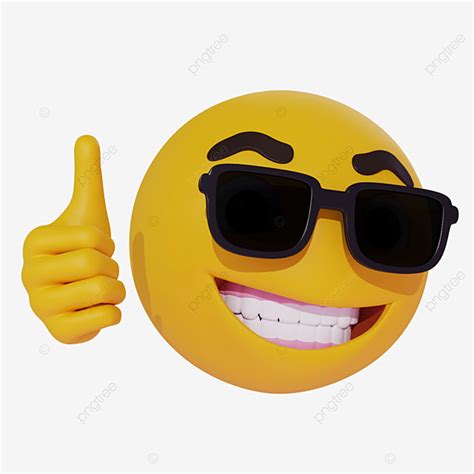 Smile Emoji 3d Vector 3d Emoji Social Media Icon Giving Ok And Yes
