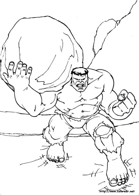Dibujos para colorear de Hulk
