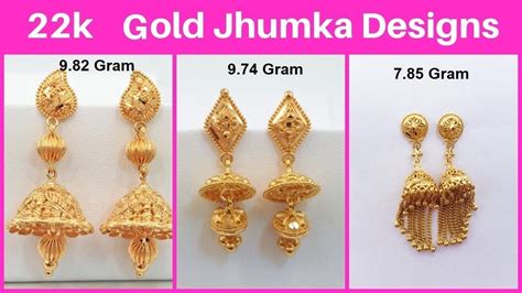Sale 8 Gram Gold Jhumka In Stock