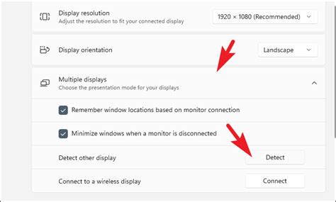 how to fix second monitor not detected on windows 11
