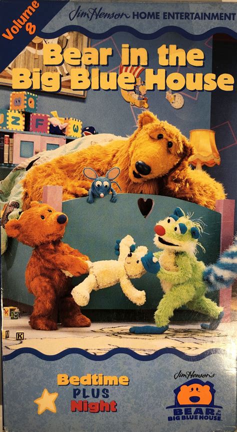 Bear In The Big Blue House Volume 8vhs 1999tested Rare Vintage Ships