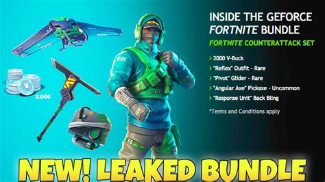Fortnite cosmetics, item shop history, weapons and more. The NEW! OFFICIAL Fortnite Bundle..! (New Reflex Skin ...