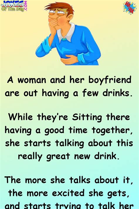 Dating Humor A Woman And Her Boyfriend Are Out Having A Few Drinks