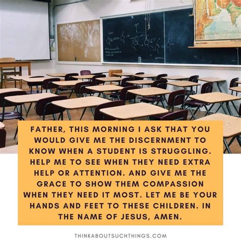7 Powerful Teachers Prayers Before Class Think About Such Things