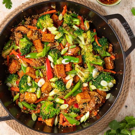 Tofu Quinoa Stir Fry A Virtual Vegan