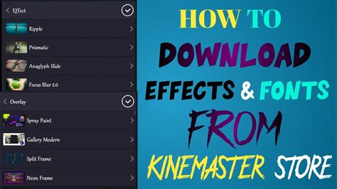 There are many attractive animation effects you can add to your text. How To Download Effects From KineMaster Store ?How To ...