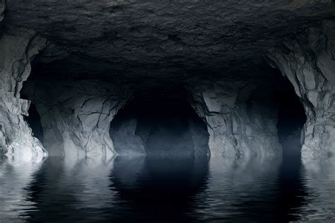 Underground River In A Dark Stone Cave Unknown B2b Marketing Blog
