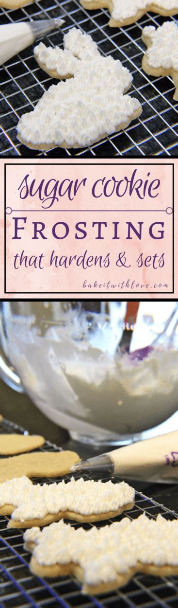I love that it not only tastes great but it's also excellent to decorate with. Sugar Cookie Frosting (that hardens) | Recipe in 2020 ...