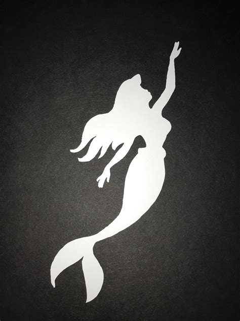 Litte Mermaid Decal Ariel Disney Car Decal Wall Decal Etsy