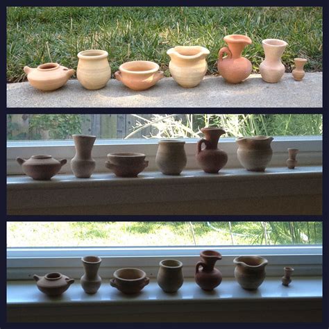 Our Collection Of Clay Pots Replica Of Biblical Period Pottery