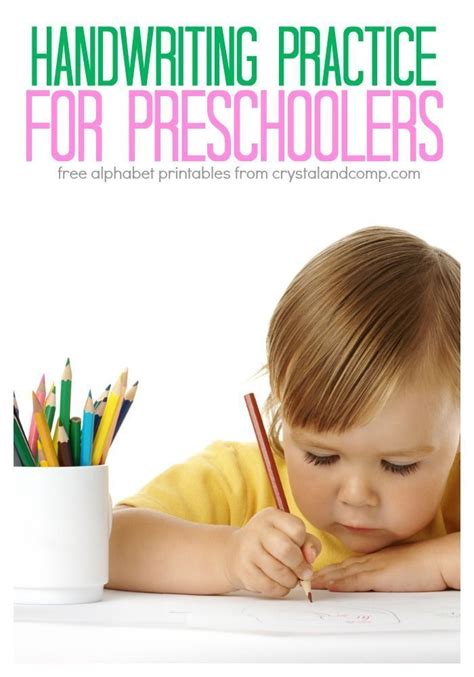 Handwriting Practice For Preschoolers Preschool Activities Preschool