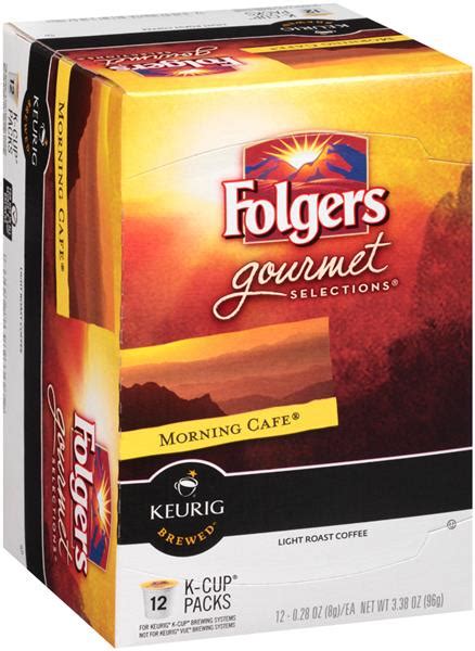 The cleaning tablets for degreasing the brew unit will not remove this type of deposit. Folgers Gourmet Selections Morning Cafe Light Roast Coffee ...